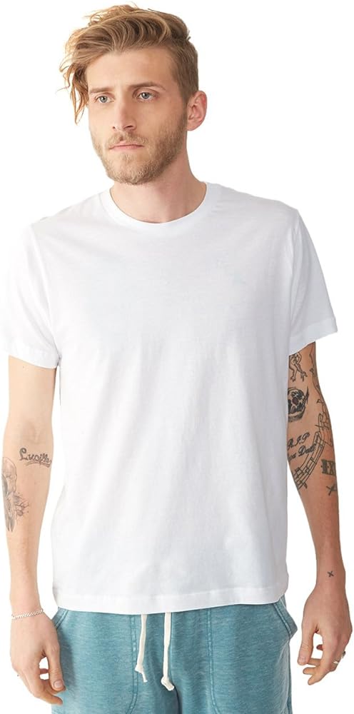 Alternative Men's T, Cool Blank Cotton Shirt, Short Sleeve Go-to Tee