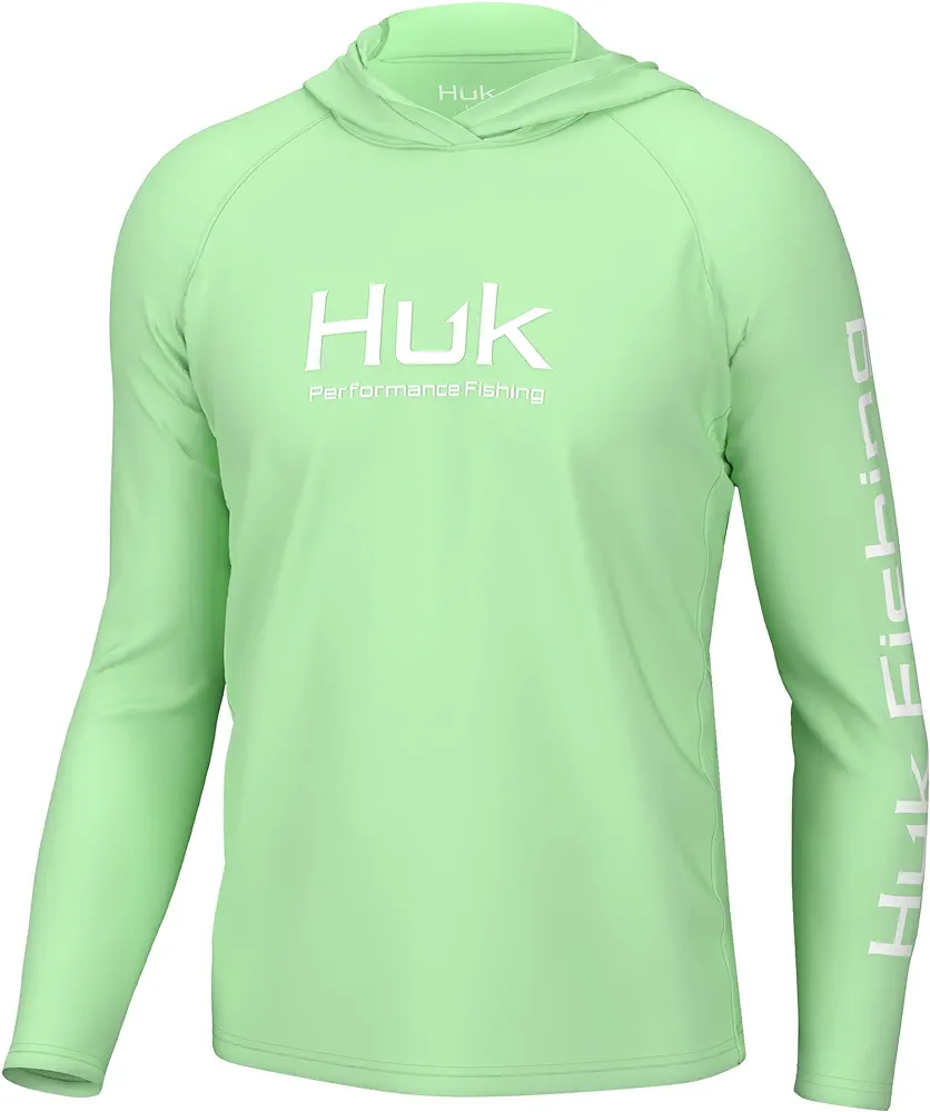 HUK Men's Pursuit Vented Long Sleeve Hoodie, Fishing Shirt with Hood