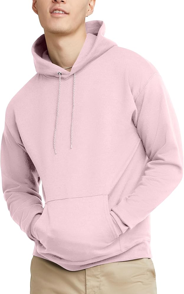 Hanes mens Ecosmart Hoodie, Midweight Fleece Sweatshirt, Pullover Hooded Sweatshirt for Men