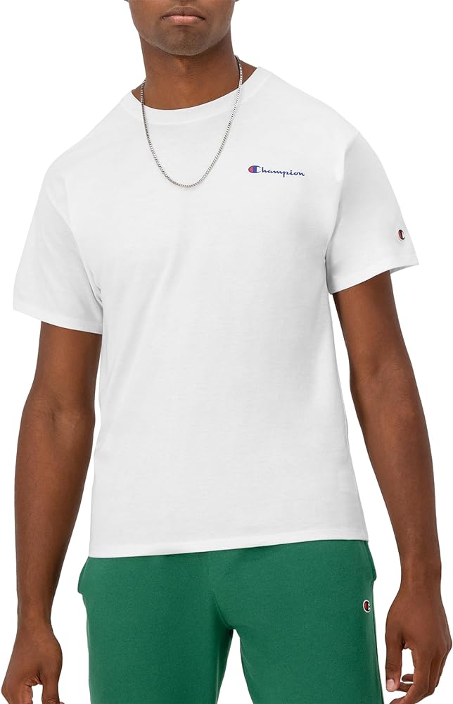 Champion Men'S Classic T-Shirt, Small Script