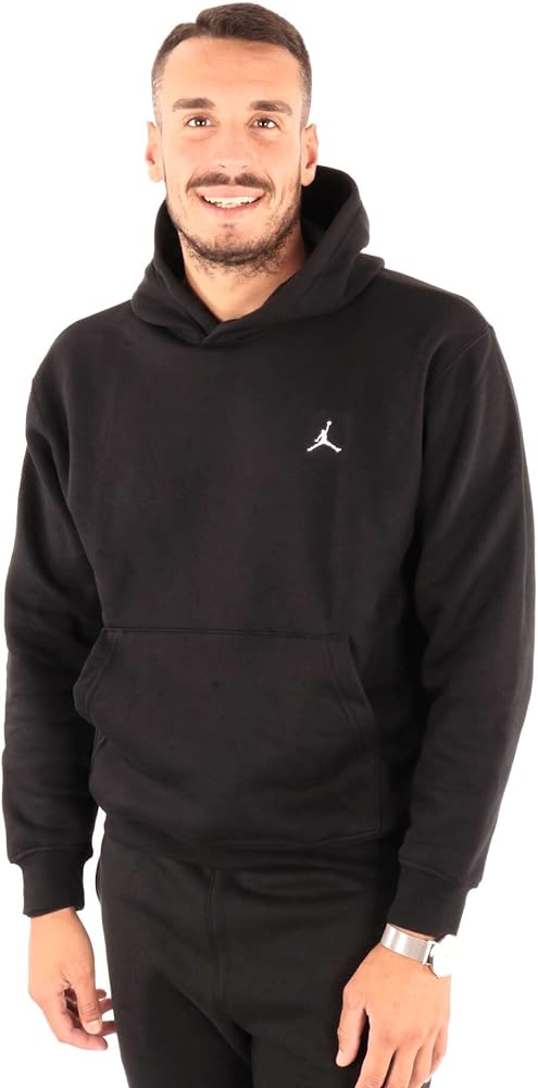 Jordan Men's Black Essential Fleece Pullover Hoodie (DQ7466 010)