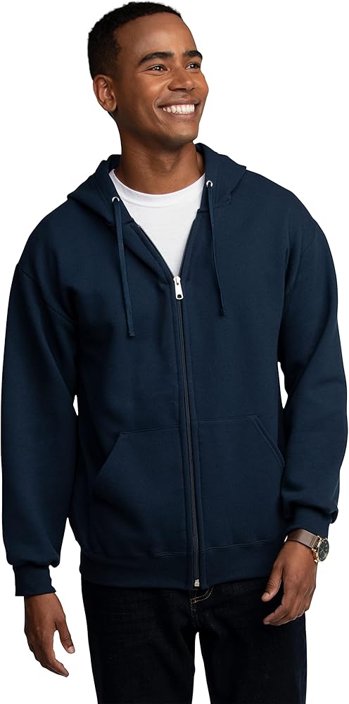 Fruit of the Loom Eversoft Fleece Hoodies, Pullover & Full Zip, Moisture Wicking & Breathable, Sizes S-4X