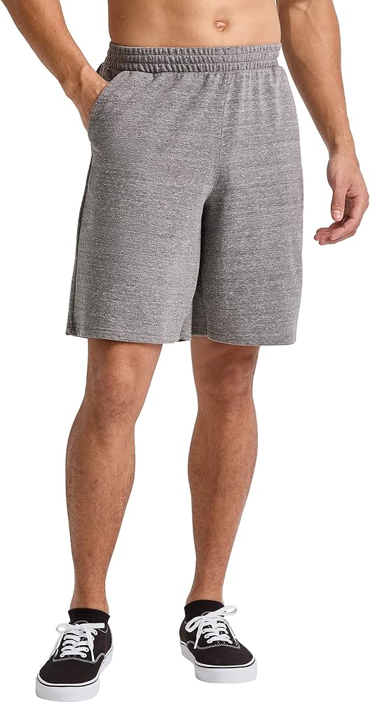 Hanes Mens Originals French Terry Sweat Shorts, Pull-On Athletic Shorts, 9