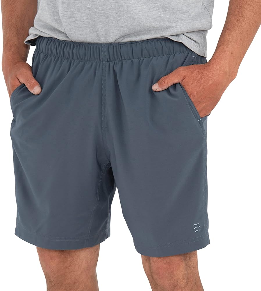 Free Fly Men's Breeze Short 6 Inch Inseam - quick-dry, Moisture-Wicking, Breathable Shorts with Sun Protection UPF 50+