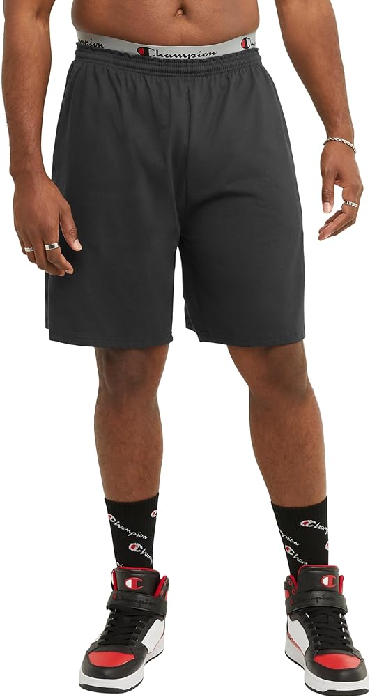 Champion Men'S Shorts, Lightweight Lounge, Casual Jersey Knit Men'S Shorts, Weekend Shorts (Reg. Or Big & Tall)