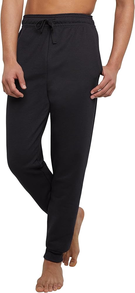 Hanes mens Ecosmart Jogger Sweatpants, Men's Midweight Fleece Lounge Pants, 30.5