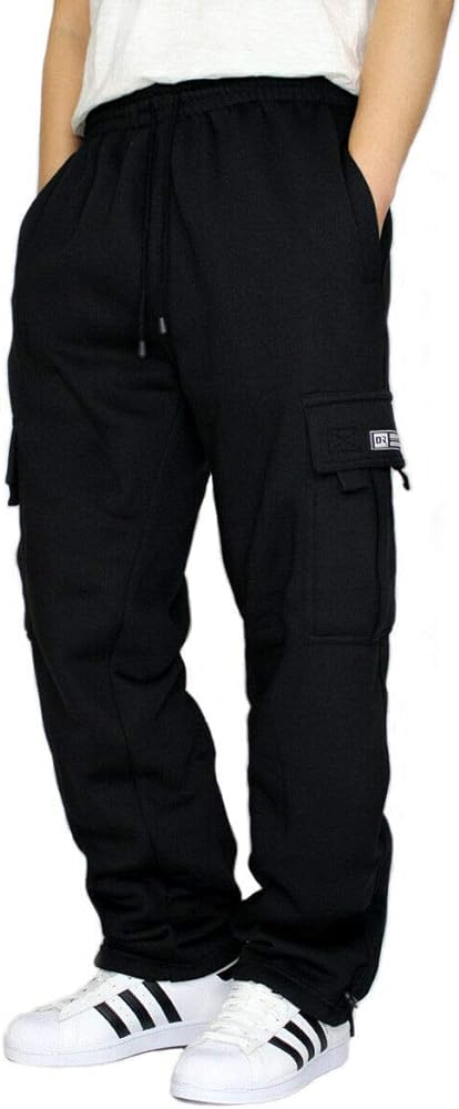 Men's Heavyweight Fleece Cargo Sweatpants