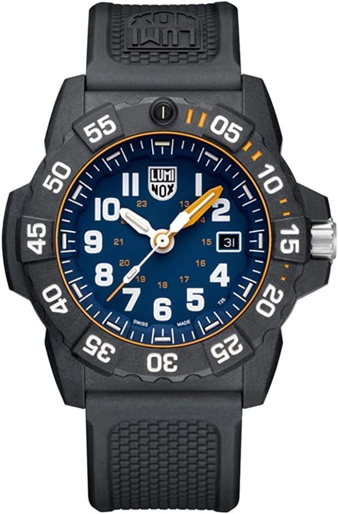 Luminox - Navy Seal - Men's Watch 45 mm – Military Diving Watch - Black Chronograph - Water Resistant - Mens Watch - Date Function - 200 m - Mens Watches - Made in Switzerland