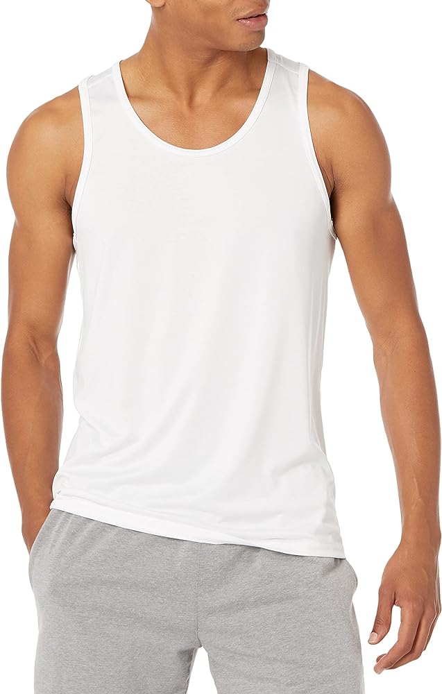 Amazon Essentials Men's Tech Stretch Tank T-Shirt