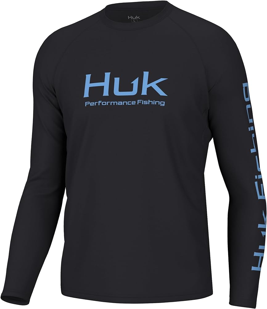 HUK Men's Pursuit Vented Long Sleeve, 30 UPF Fishing Shirt