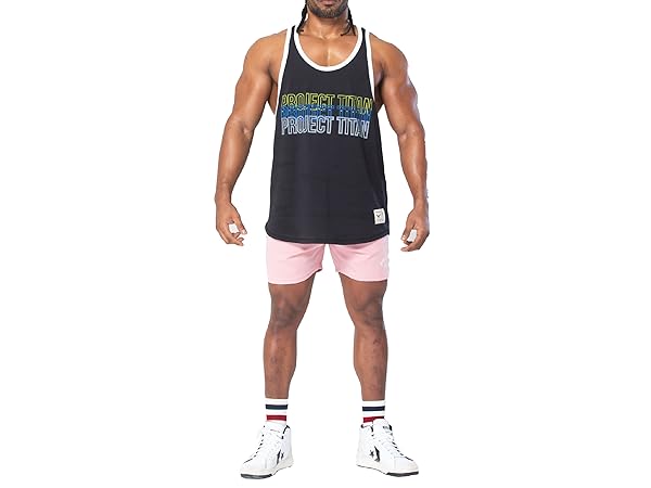 Project Titan Mens Bodybuilding Stringer Tank Top