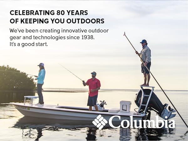 Celebrating 80 years of keeping you outdoors since 1938, Columbia Sportswear