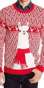 llama blizzard bay ugly holiday christmas sweater