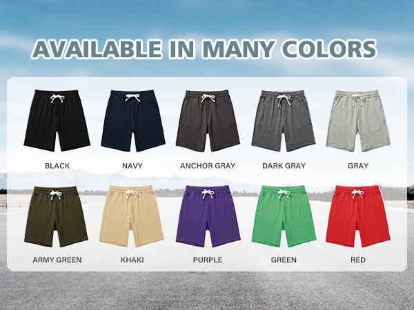 Mens Cotton Athletic Shorts