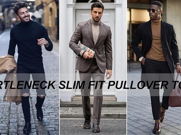 turtleneck tops men