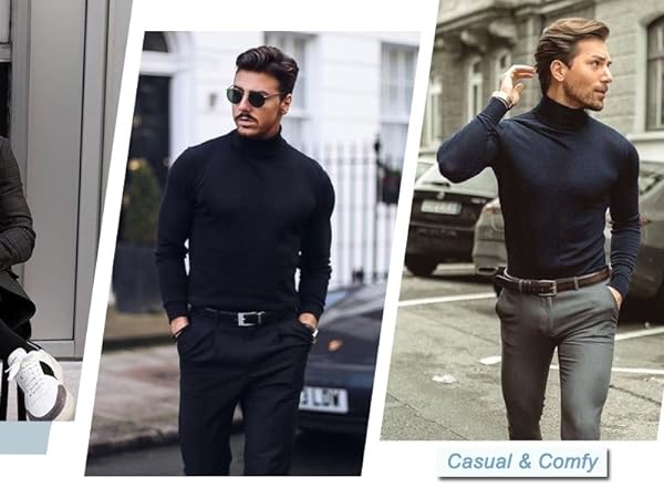 slim fit turtleneck