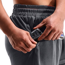 2 in 1 running shorts men