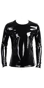 leather pullover shirts