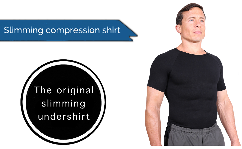 gynecomastia compression shirts for men shapewear undershirt abs chest slimming