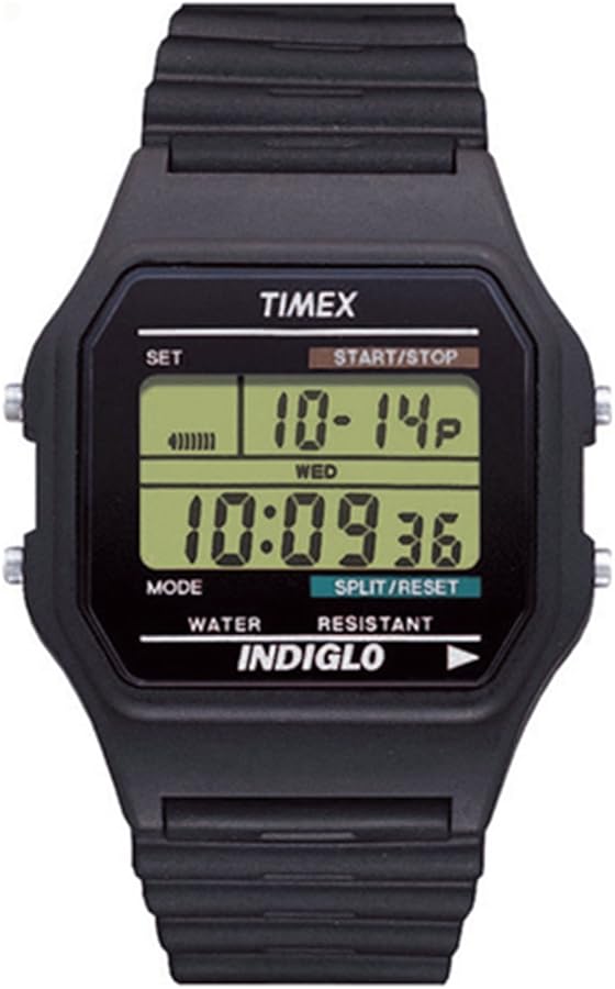 Timex Men's T75961 Classics Digital Chronograph Black Strap Watch