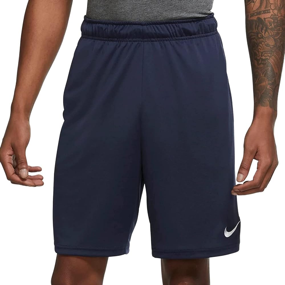 Nike DF Knit Short 6.0 Training Shorts Obsidian | White Medium