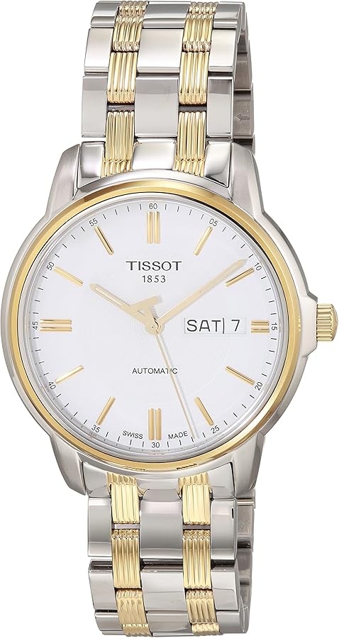 Tissot Men's T0654302203100 Analog Display Swiss Automatic Two Tone Watch