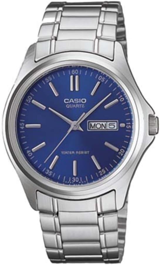 Casio #MTP1239D-2A Men's Metal Fashion Analog Day Date Watch