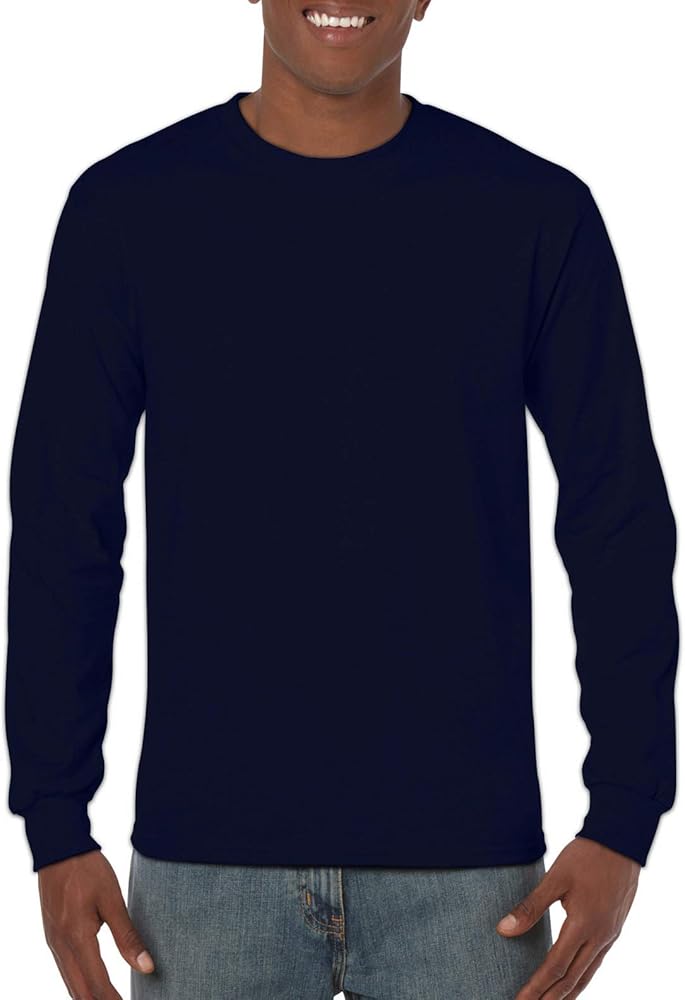 Gildan Heavy Cotton 100% Cotton Long Sleeve T-Shirt.