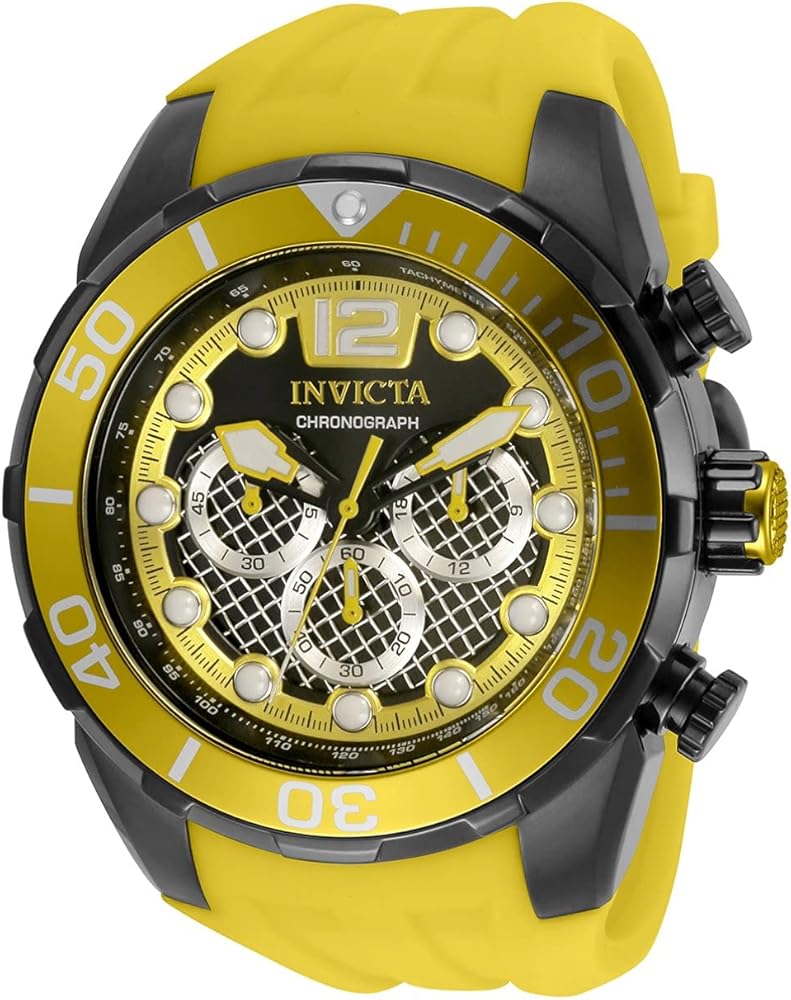 Invicta Pro Diver Chronograph Men's Watch - 50mm. Yellow (35552)