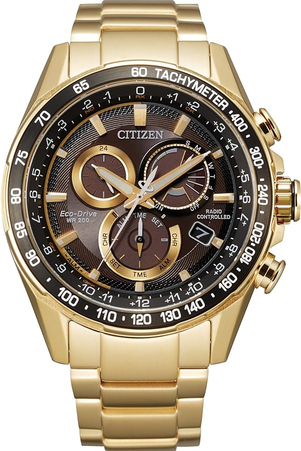 Citizen Men's Eco-Drive Sport Luxury PCAT Chronograph Watch, Perpetual Calendar