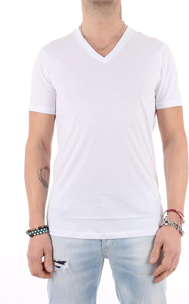 Armani Exchange Men's Basic Pima V Neck Tee