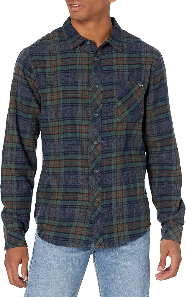 Billabong Men's Classic Long Sleeve Flannel Shirt