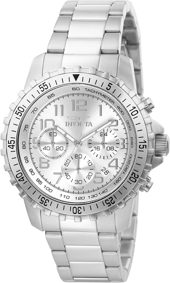 Invicta Men's Specialty Quartz Watch with Stainless Steel Band