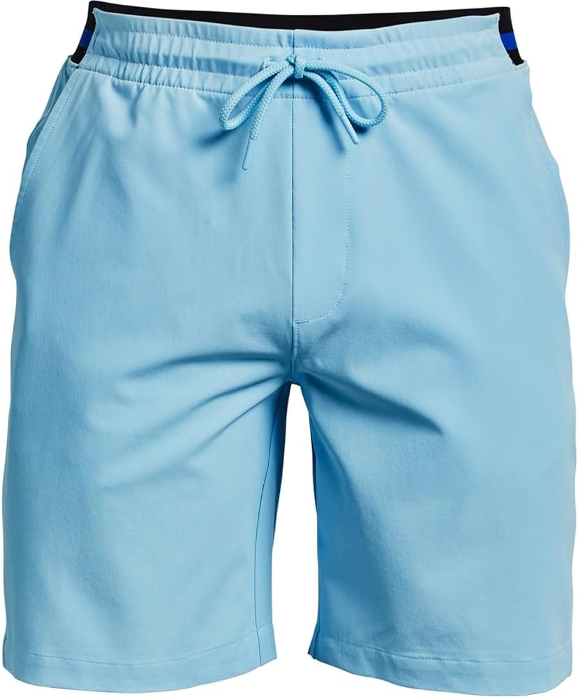 Under Armour Men's UA Drive Field Shorts, Opal Blue/Black (as1, alpha, s, regular, regular)