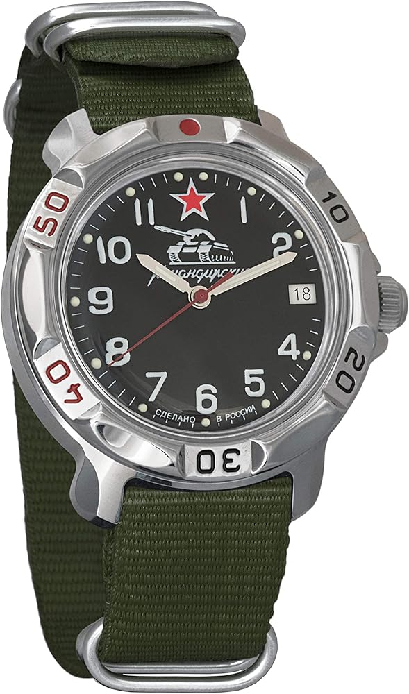 Vostok Amphibian Automatic Mens Self-Winding Diver Amphibia 710 Case Wrist Watch 710306