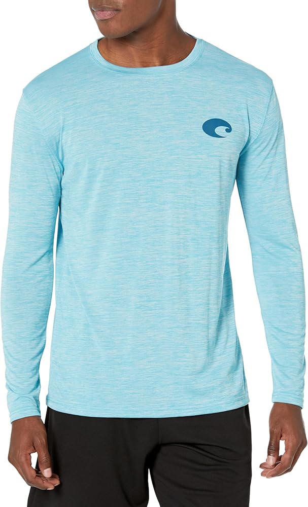 Costa Del Mar Unisex Adult Tech Slam Shark Long Sleeve Crew Shirt