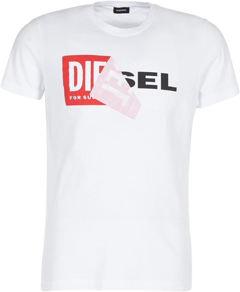 Diesel Mens Diego T-Shirt, XL, White