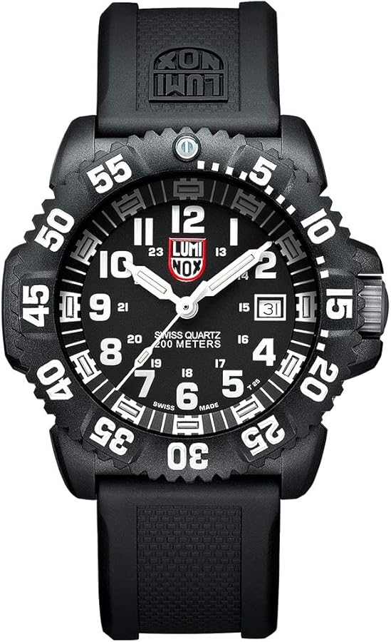 Luminox - Original Navy Seal- Mens Watch - Military Dive Watch - Date Function - 200m Water Resistant - Mens Watches - Made in Switzerland