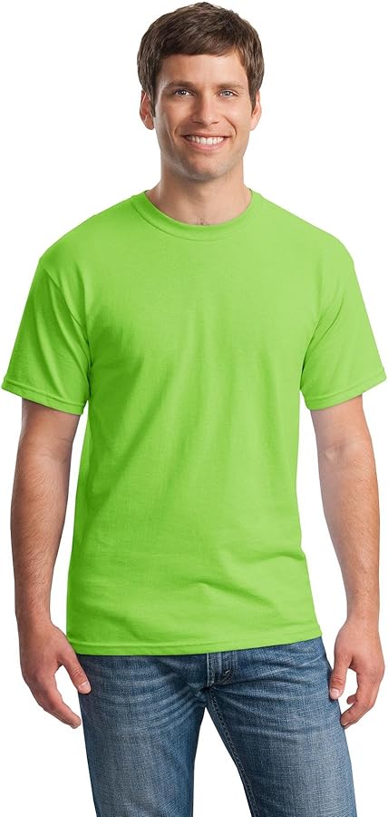 Gildan Mens Heavy Cotton 100% Cotton T-Shirt, Tennessee Orange