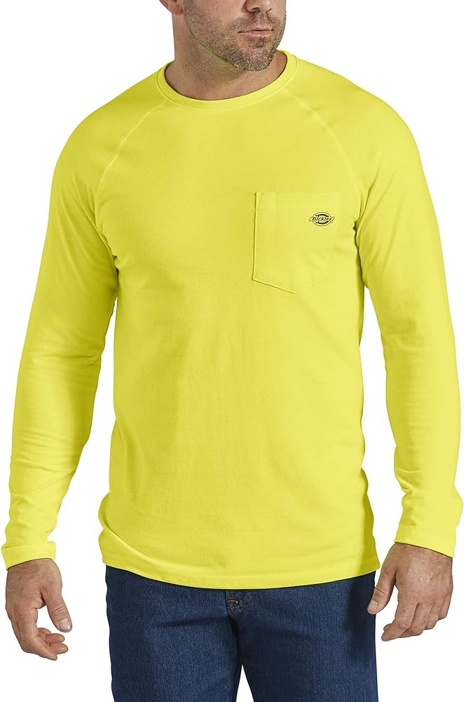 Dickies Men's Big and Tall Temp-iq Performance Cooling Long Sleeve T-shirt