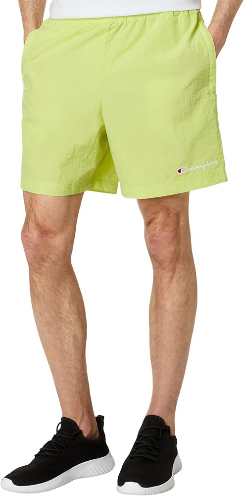 Champion Men's Warm-up Shorts, Nylon Shorts for Men, Gym Shorts for Men, Athletic Shorts, 6"