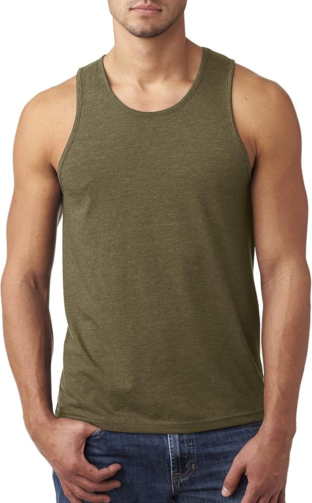 Next Level Men's CVC Tank XS MILITARY GREEN