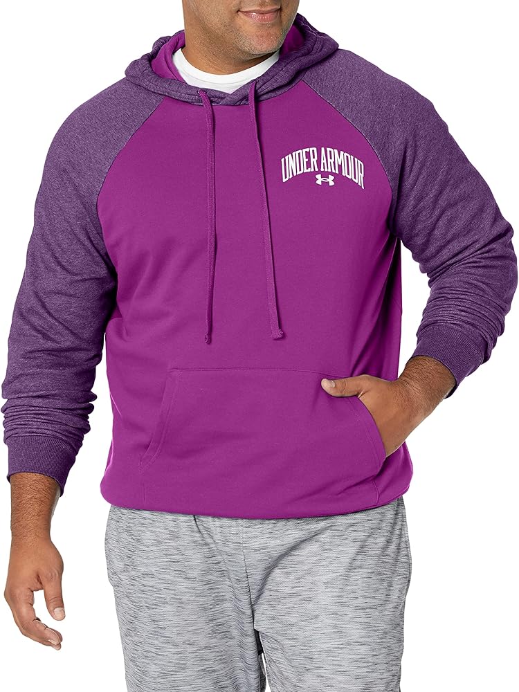 Under Armour Men's Rival Wordmark Colorblock Hoodie