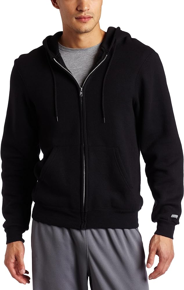 Soffe Men's Training Fleece Zip Hoodie Sweatshirt