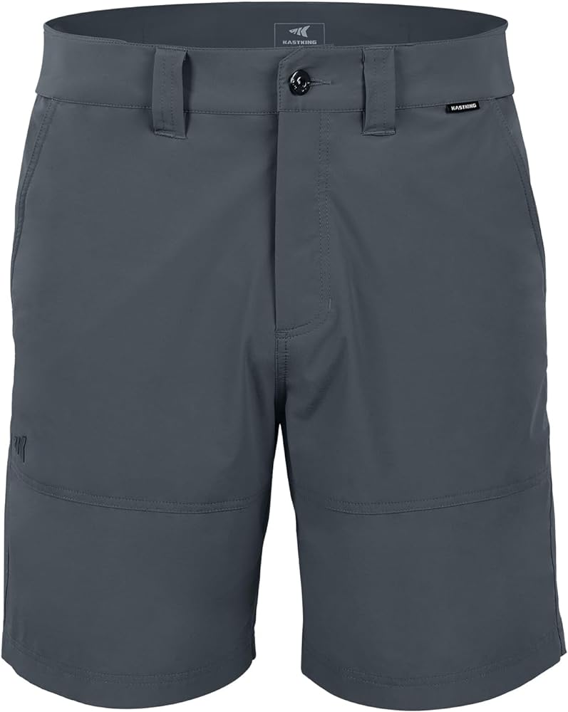 KastKing Cool Caster Men's Fishing Shorts, UPF 50+ Hiking Shorts, 10.5” and 7.5” Available, Water Repellent, 4-Way Stretch