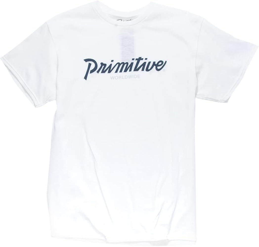 PRIMITIVE League Script Tee White