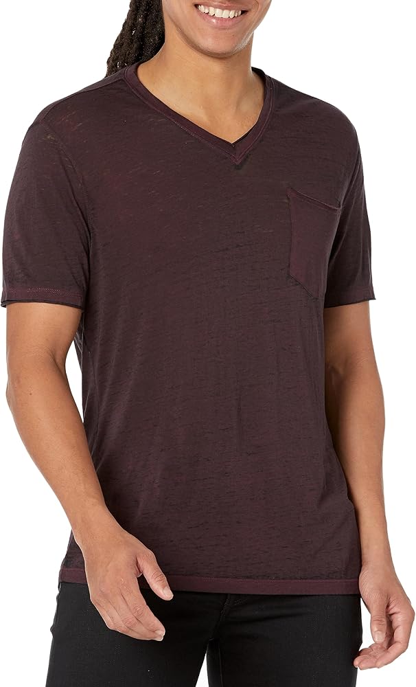 John Varvatos Men's Davis V-Neck Tee