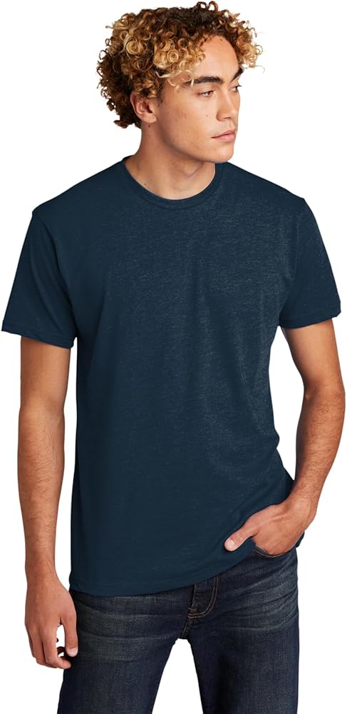 Next Level Apparel Next Level Mens Premium Fitted CVC Crew Tee Midnight Navy(1pck) Small