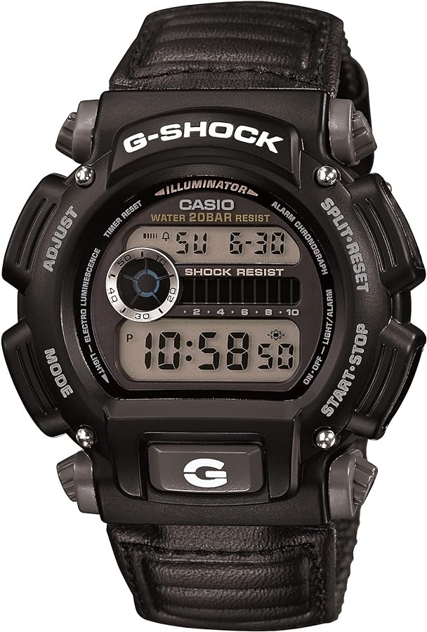 Casio Men's DW-9052V-1CR G-Shock Digital Display Quartz Grey Watch, Black/Grey (DW9052V-1)