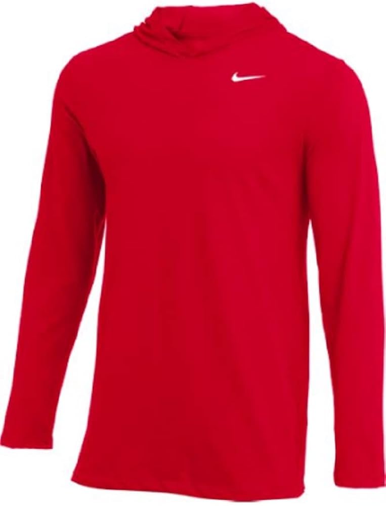 Nike Mens Dry Long Sleeve Hood Tee